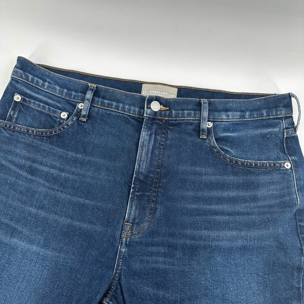 Everlane The Original Cheeky Jean 33S Dark Wash Denim Cotton‎ Blend Women's